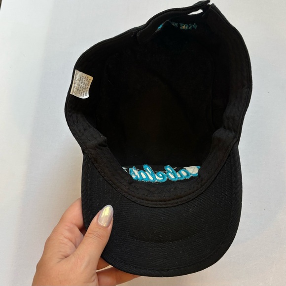 Cabelas Ladies Day Out 2014 Black Cadet Army Cap Teal Embroidery Hat - Picture 5 of 9